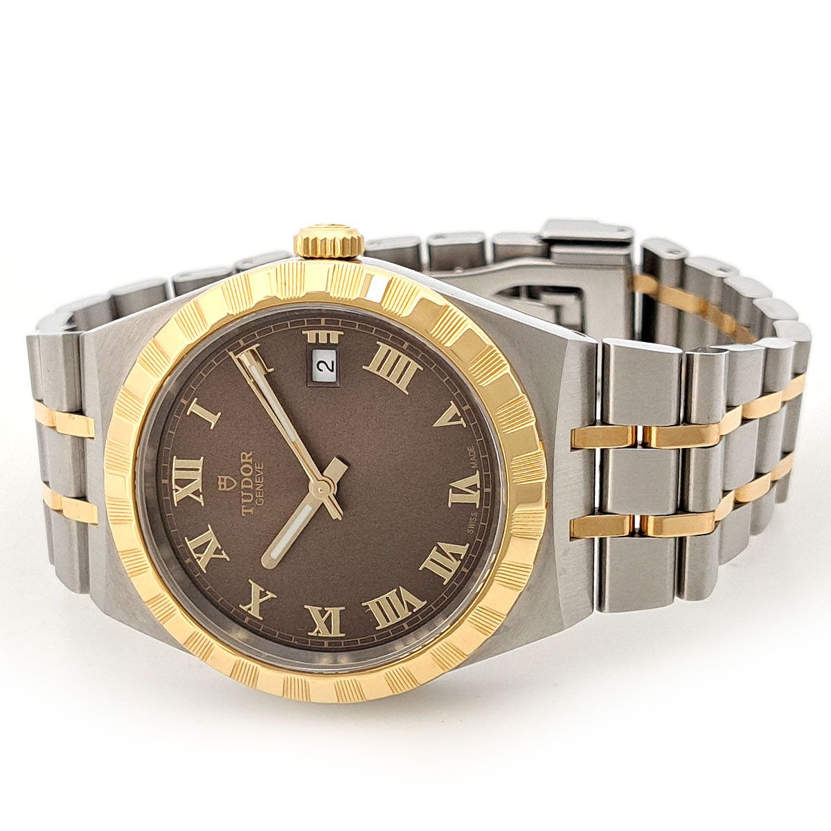 チューダー ロイヤル デイト 38mm チョコレートブラウンダイアル 28503