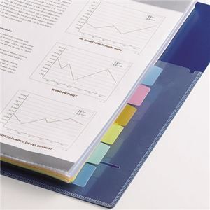 まとめ TANOSEE インデックス PP A4タテ 4 30穴 6山2組 1パック ×15セット