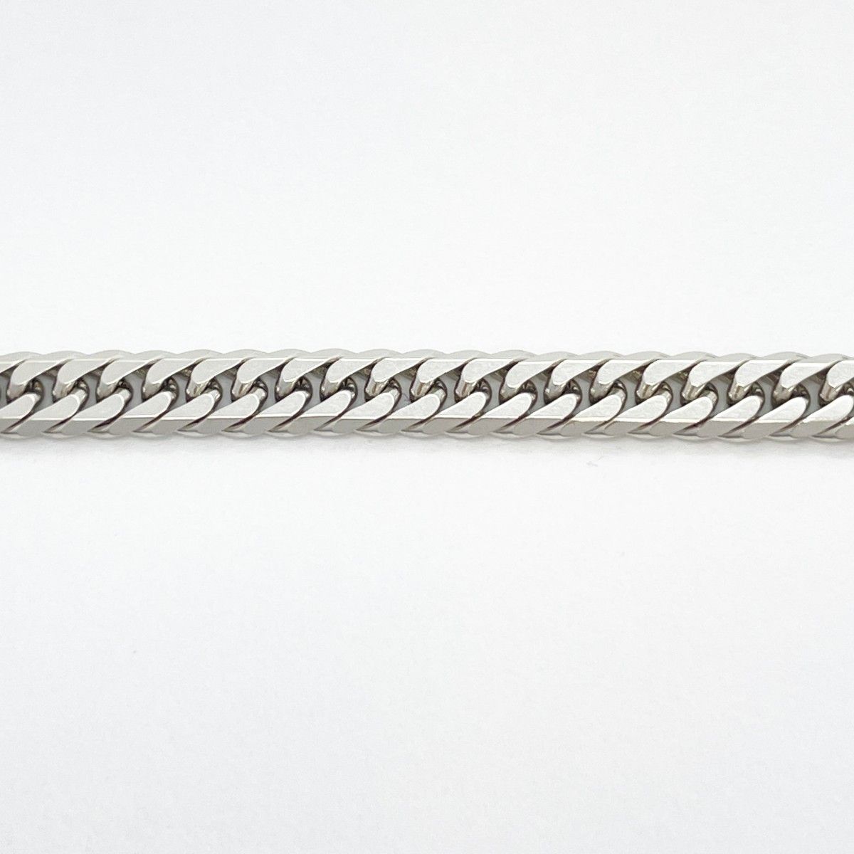 5khh039】喜平 ネックレス Pt850 プラチナ 6面 ダブル 50.4cm