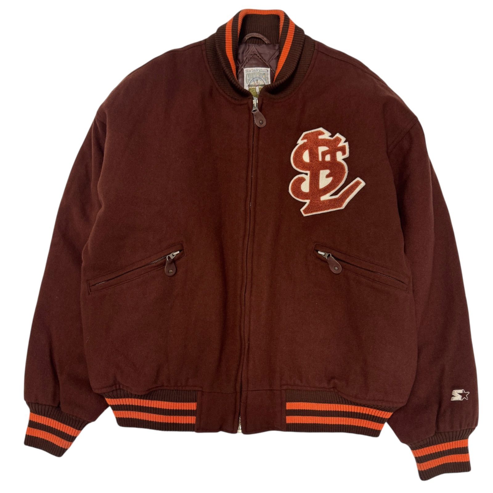 希少 STARTER×COOPERSTOWN COLLECTION メルトン ウール スタジャン 