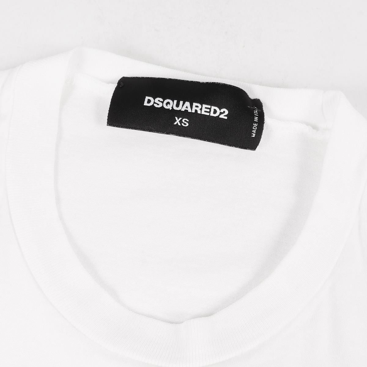 DSQUARED2 ディースクエアード Tシャツ アーチロゴ クルーネックT