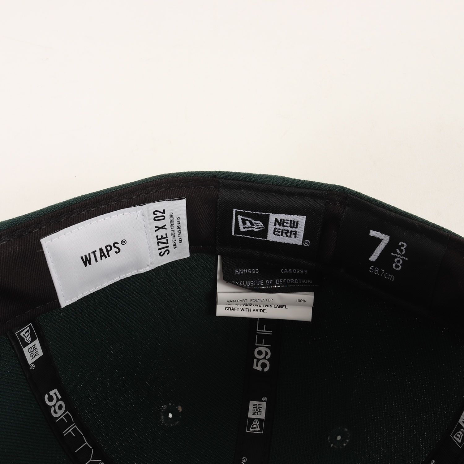 ダブルタップス　ニューエラ 7 5/8 楽天市場】WTAPS ダブルタップス 23SS NEW ERA WTロゴ 刺繍