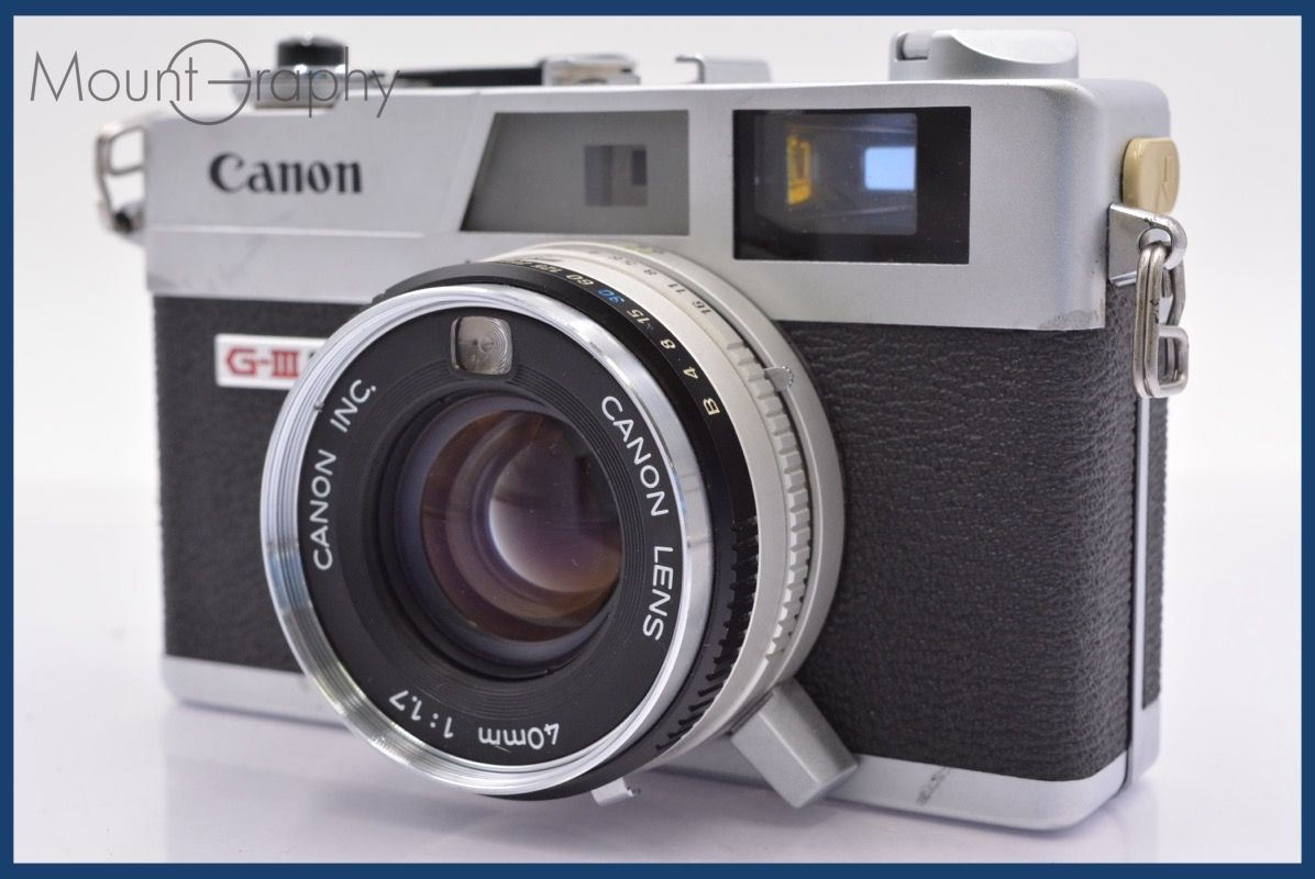 コニカ KONICA ⅢA 48mm/F2 レンジファインダー式フィルムカメラ