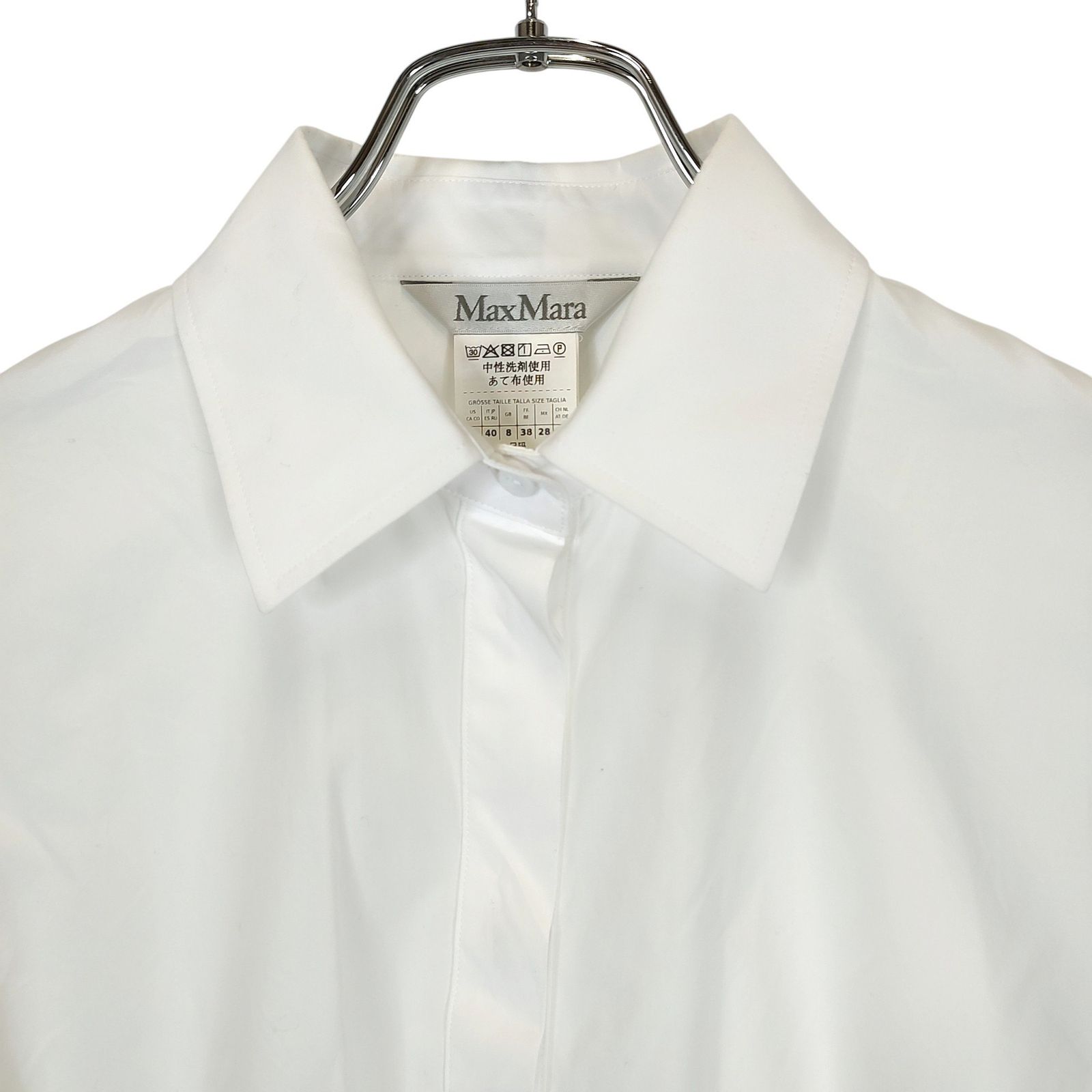 Max Mara マックスマーラ 24SS ピュア コットン ポプリン ルーズ  
