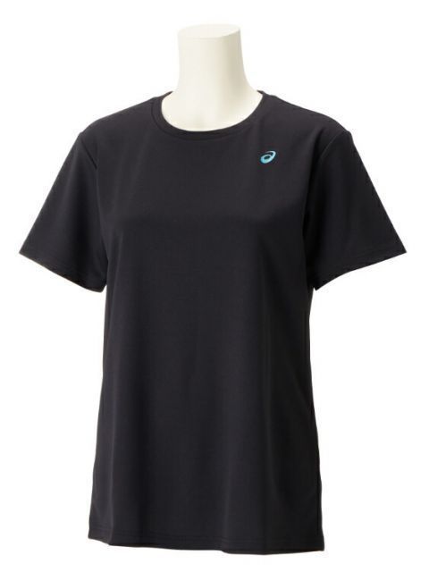 asics アシックス ES WS DRY ONEPOINT SS SHI パフォーマンスブラック XL 2032C786 1 | スポーツ レディース XL 服 衣類 衣料品ウェア ウェア フィットネスウェア トップス ドライ ワンポイント 半袖シャツ 