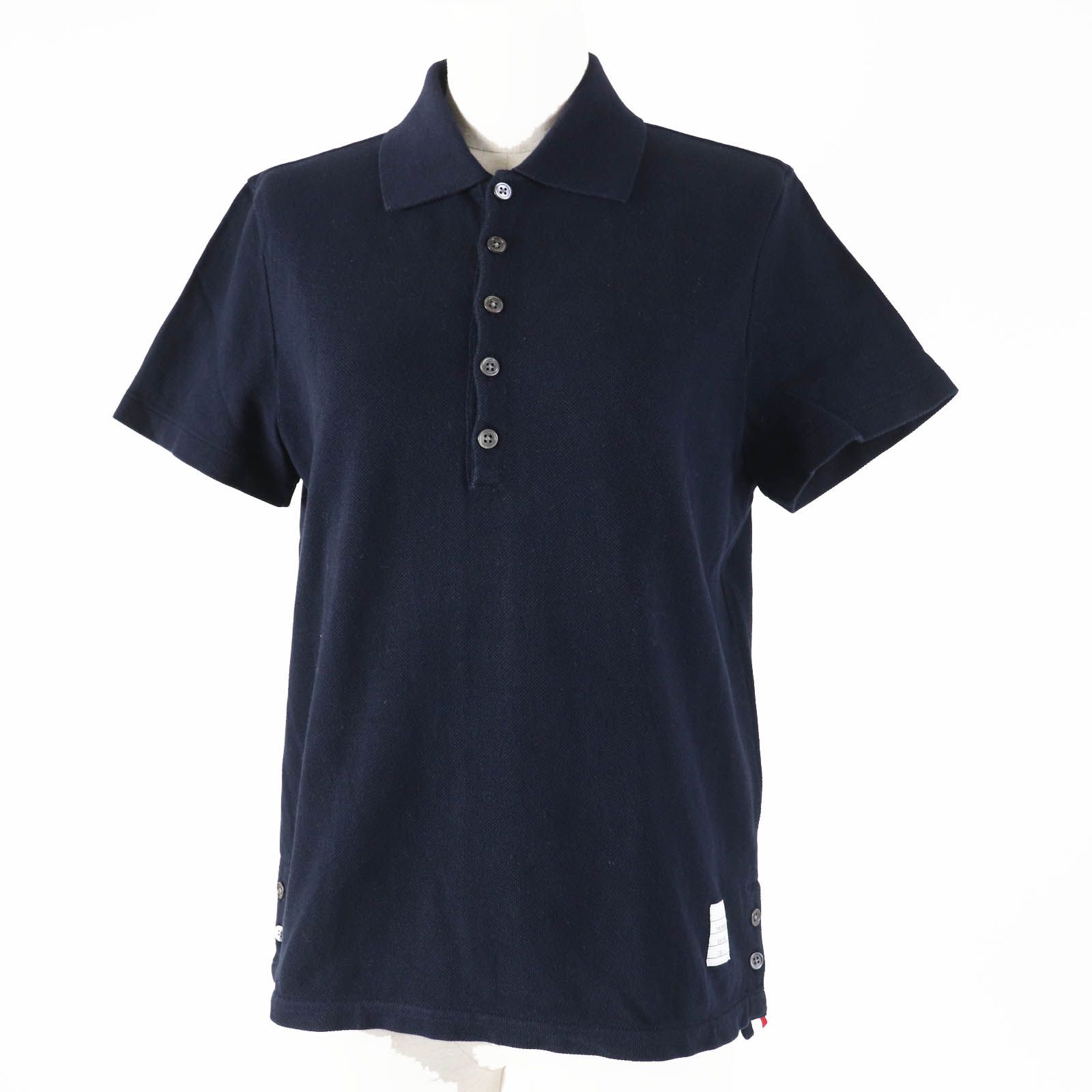 美品◎THOM BROWNE トムブラウン MJP042A コットン100％ バックライン 