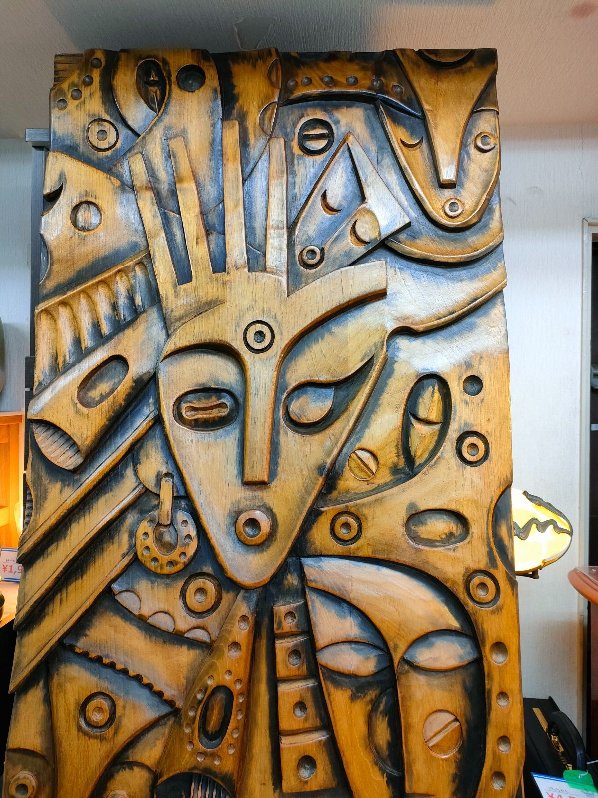 ◇エクアドル 木彫り作家 ルイス・ポトシ Luis Potosi 現代アート 南米