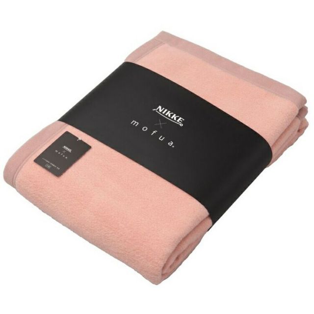 NIKKE×Niceday シルク100％（毛羽部分） 毛布 (NT) シングル ピンク 
