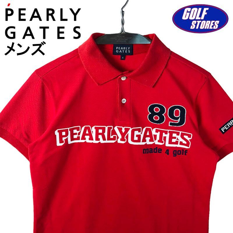 PEARLY GATES パーリーゲイツ ポロシャツ ゴルフ メンズ 半袖 - ウエア