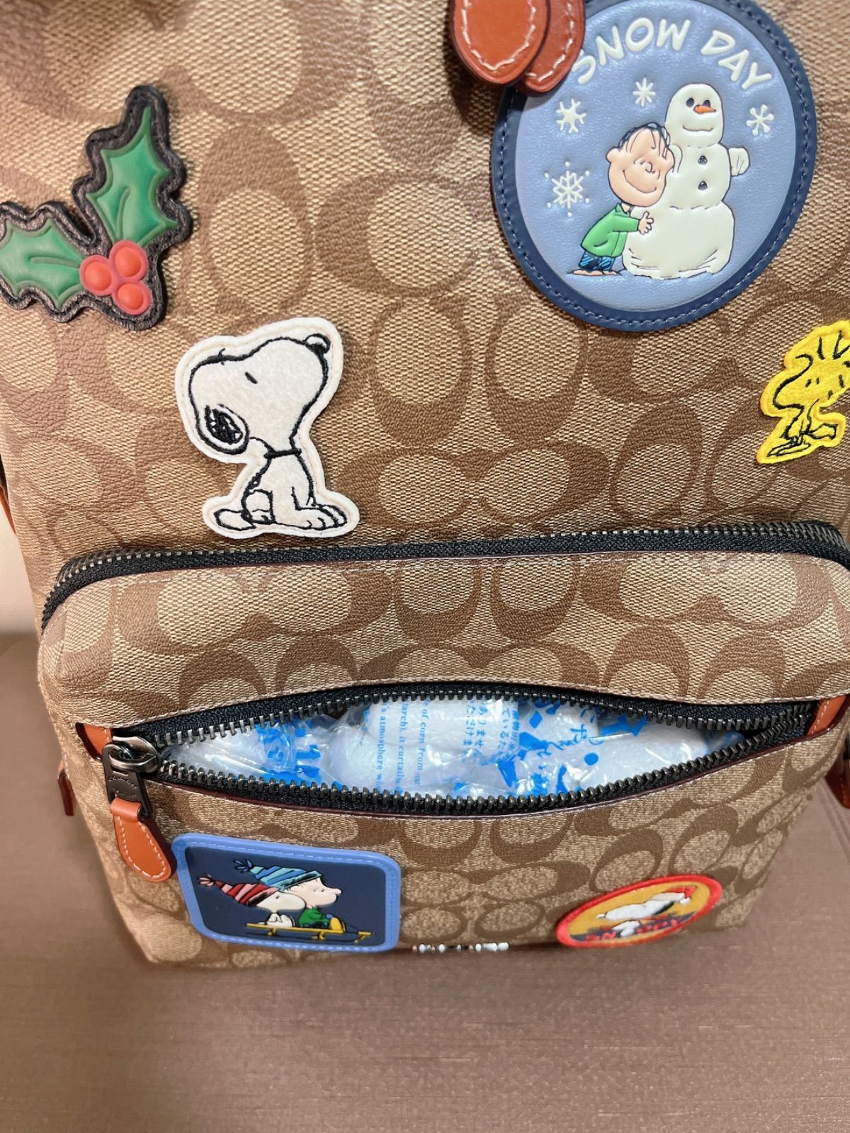 新品未使用品】COACH コーチ スヌーピー リュック ヴァー