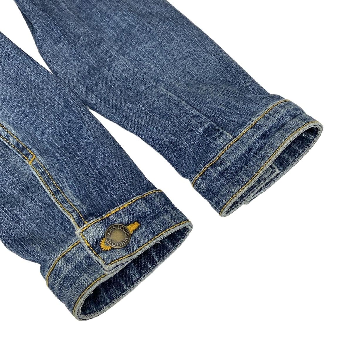 長袖 モノグラムデニム