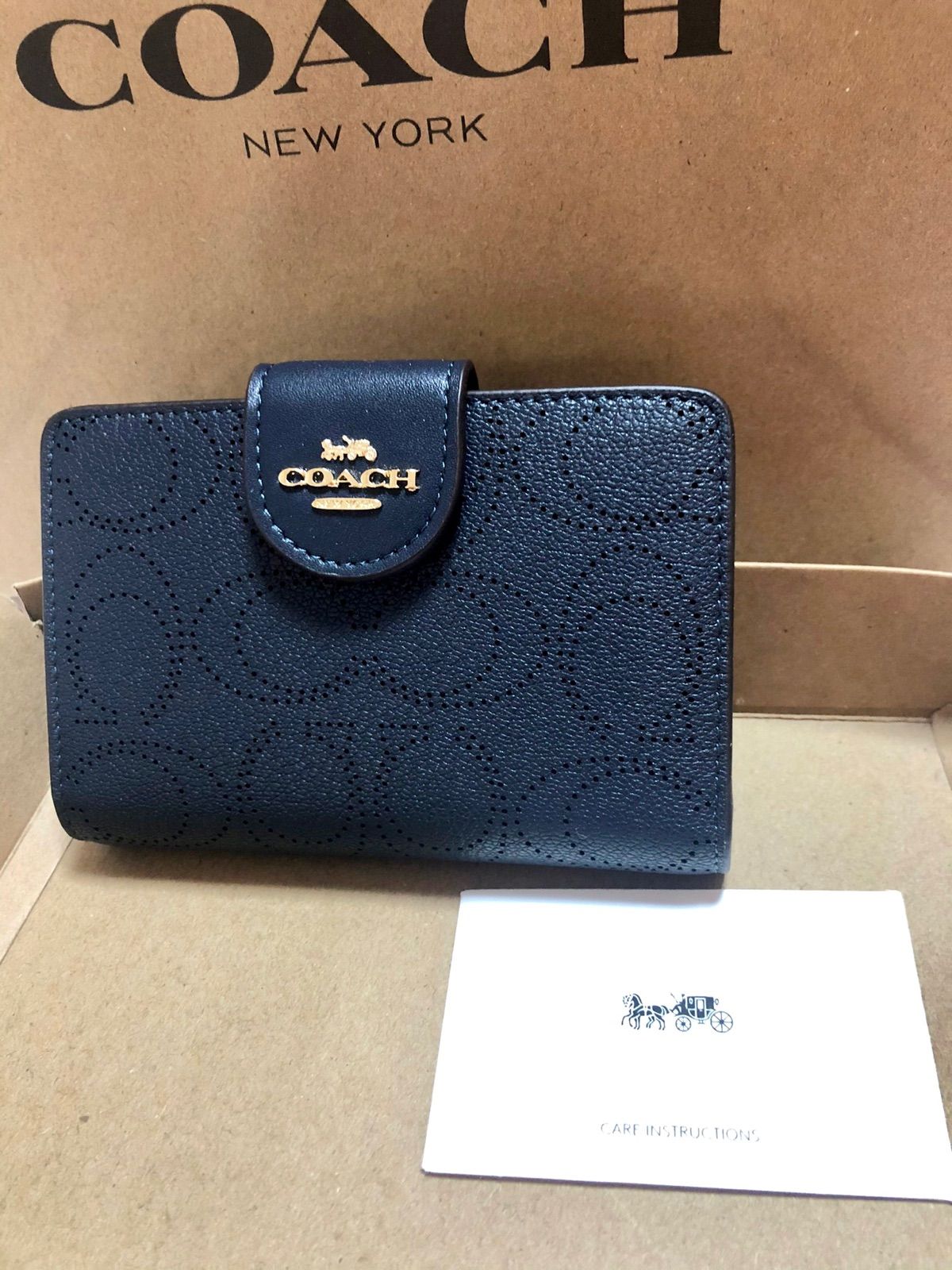 受注発注 COACH コーチ 財布 ミディアムウォレット 折財布 パフォレイ