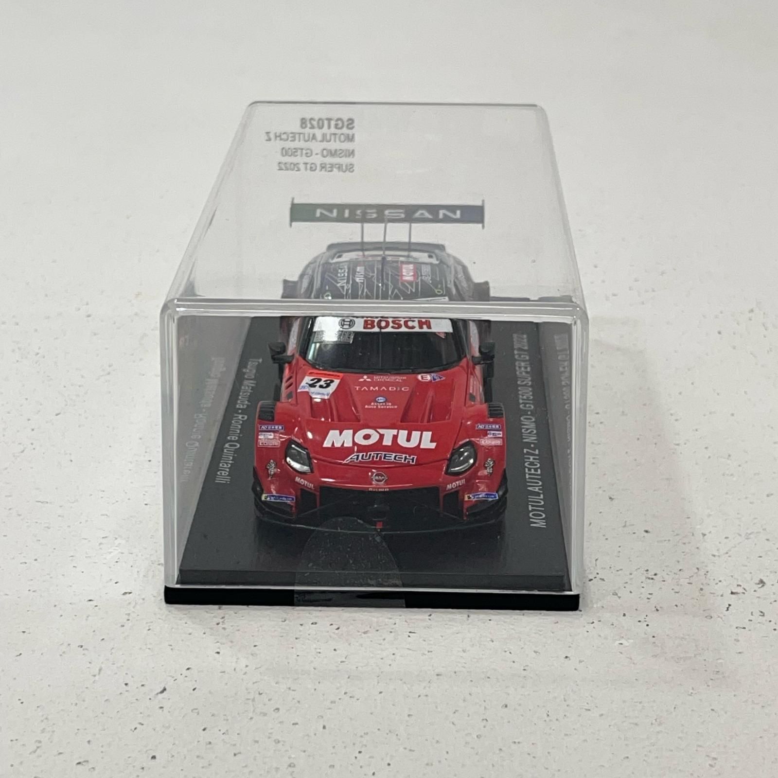 【尾張小牧店】 中古 スパーク 1/43 MOTUL AUTECH Z #23 NISMO GT500 SUPER GT 2022 Tsugio Matsuda - Ronnie Quintarelli 【727】 尾張小牧店】 中古 スパーク 1/43 MOTUL AUTECH Z #23 NISMO