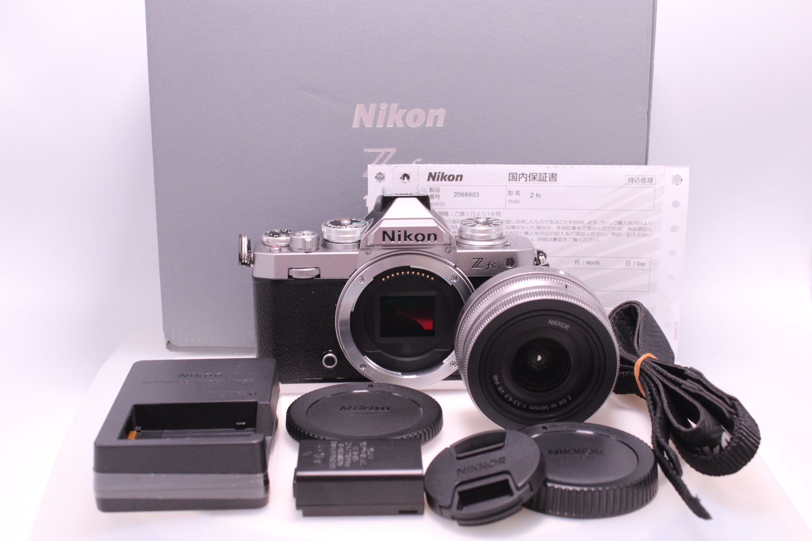超 Nikon Z fc レンズキット NIKKOR Z DX 16-50mm f|3.5-6.3 VR シルバー 付属 ZfcLK16-50SL ミラーレス一眼カメラ