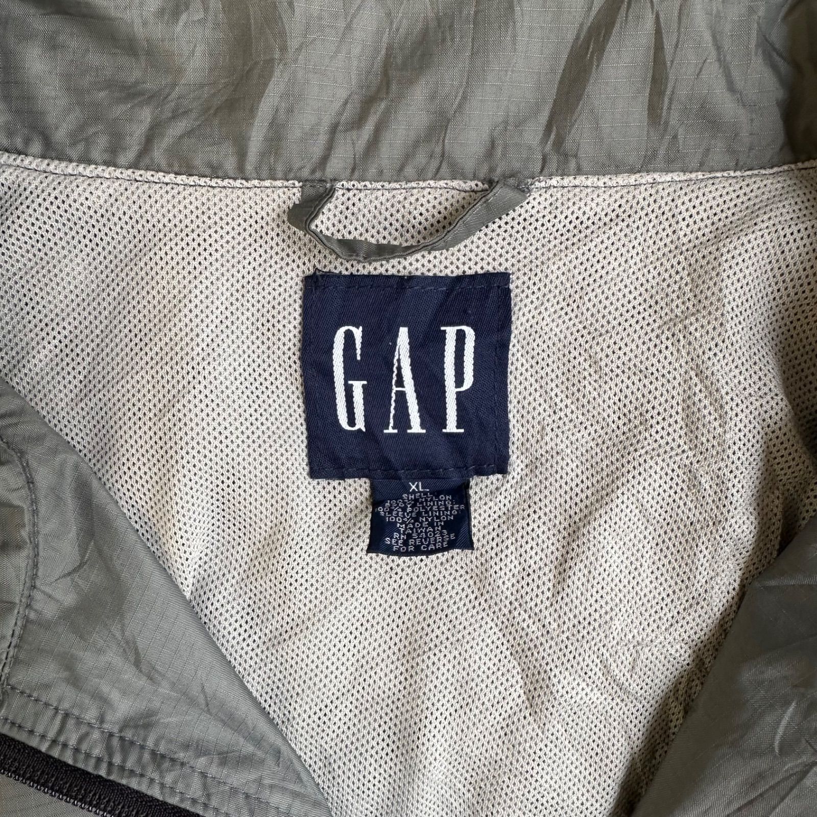 ファッション通販】 old gap ナイロンジャケット グレー オーバー 