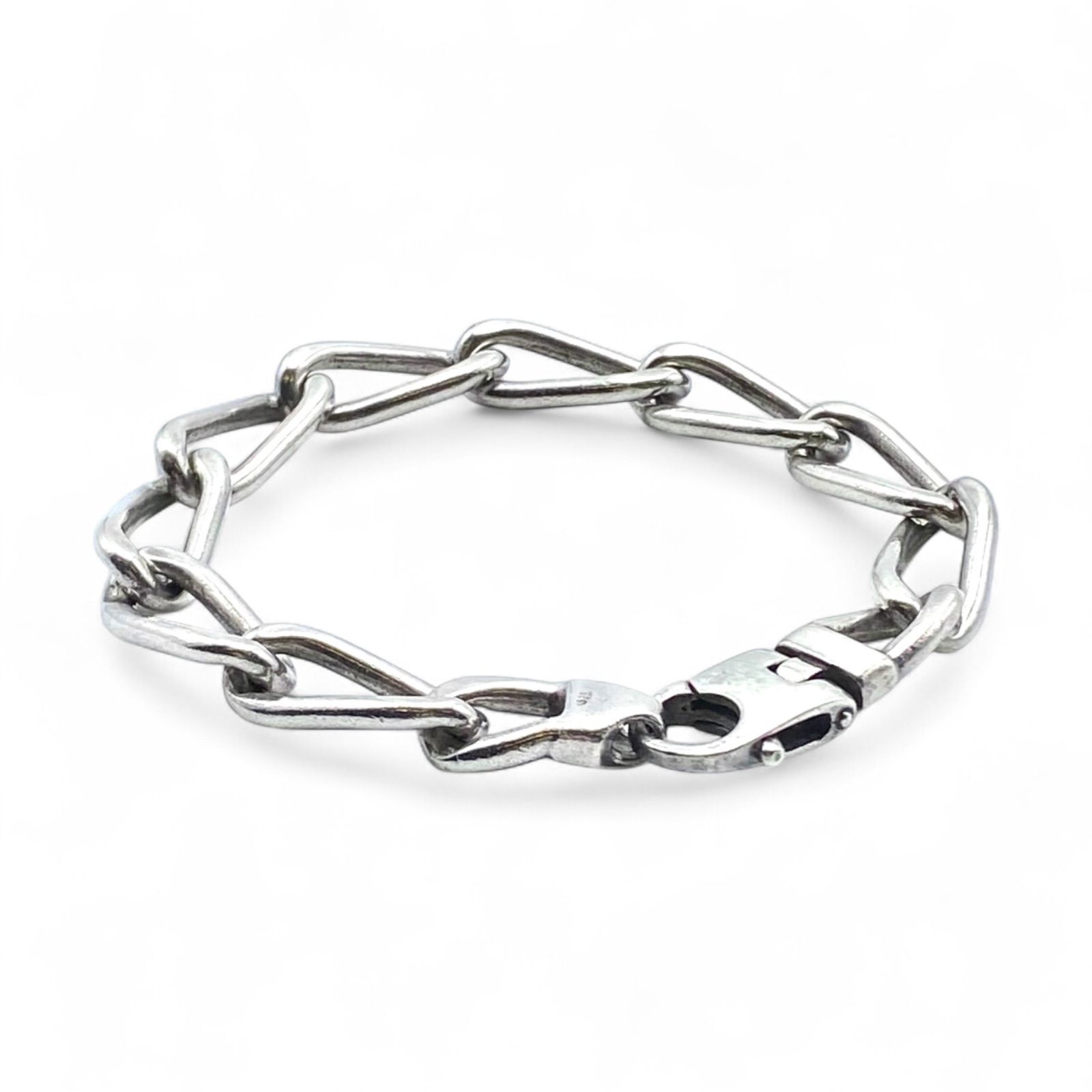 ラージチェーン Silver 925 Bracelet シルバー ブレスレット シンプル 大ぶり