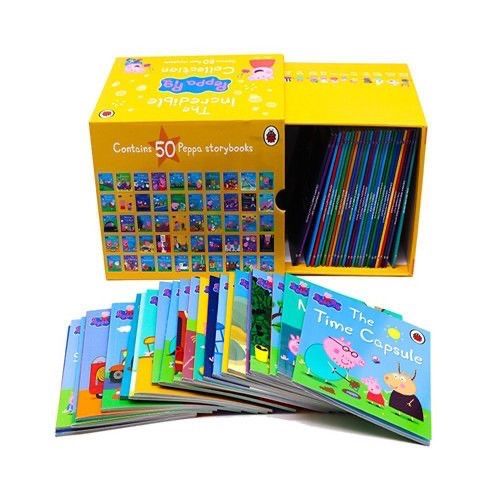 本 PeppaPig 黄箱 青箱 2点お得セット ペッパピッグ 音源おまけ付 洋書