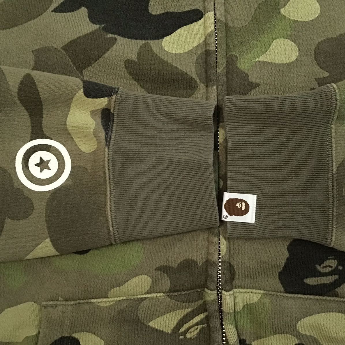 グラデーションカモ シャーク パーカー Sサイズ shark full zip hoodie  