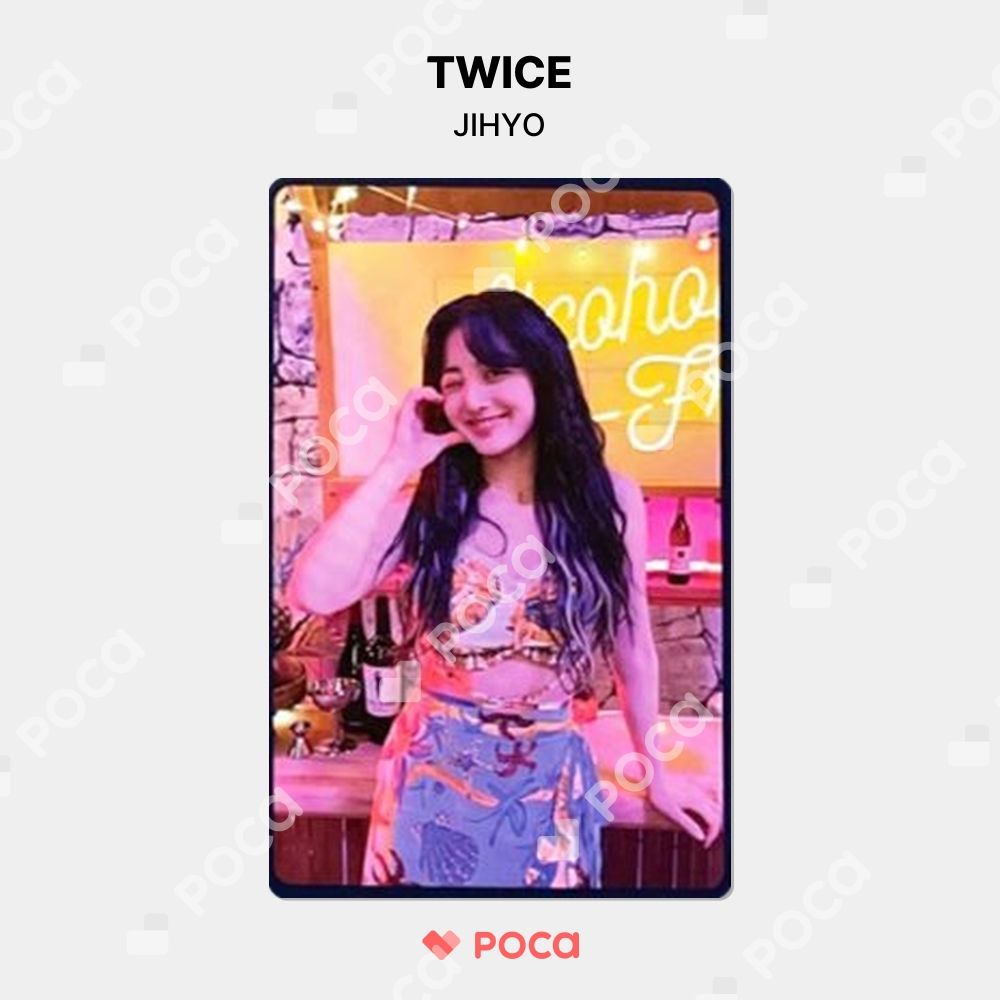 TWICE ジヒョ トレカ Taste of Love 予約販売 公式 トレカ