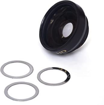 0.45 X広角レンズ HD クローム仕上げW マクロ modificationスタイル 磁気タイプfor Foscam f18910 W