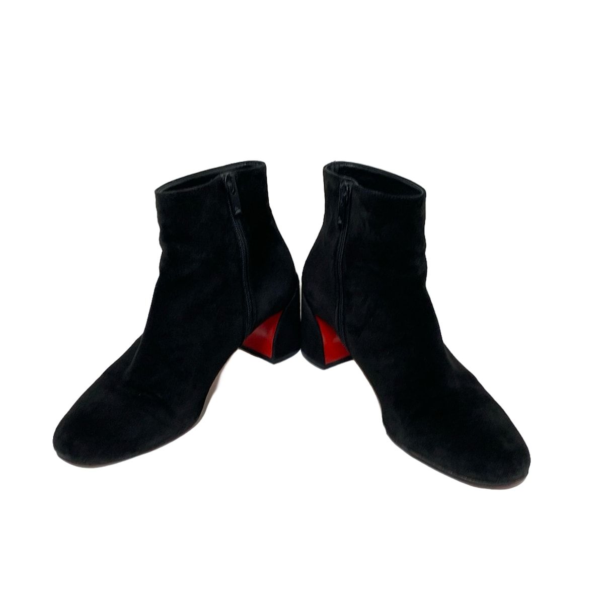 クリスチャンルブタン  ショートブーツ Adoxa 70 ブラック カーフレザー - Shoes - Women - Christian