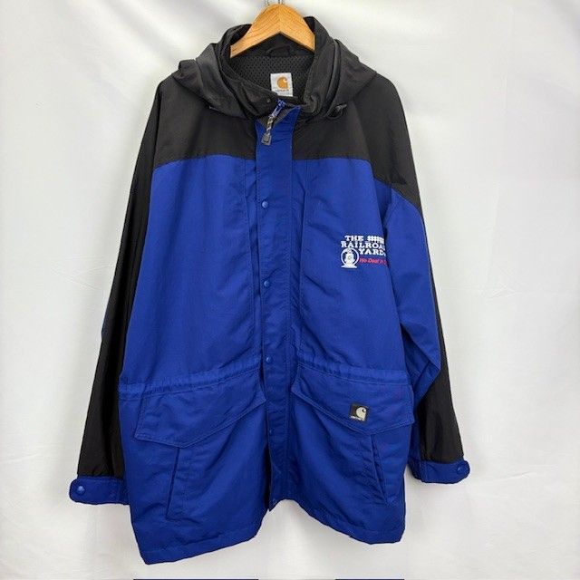 Carhartt 裏メッシュ ナイロンジャケット THE RAILROAD YARD inc. 刺繍 サイズXXL 07101402 872