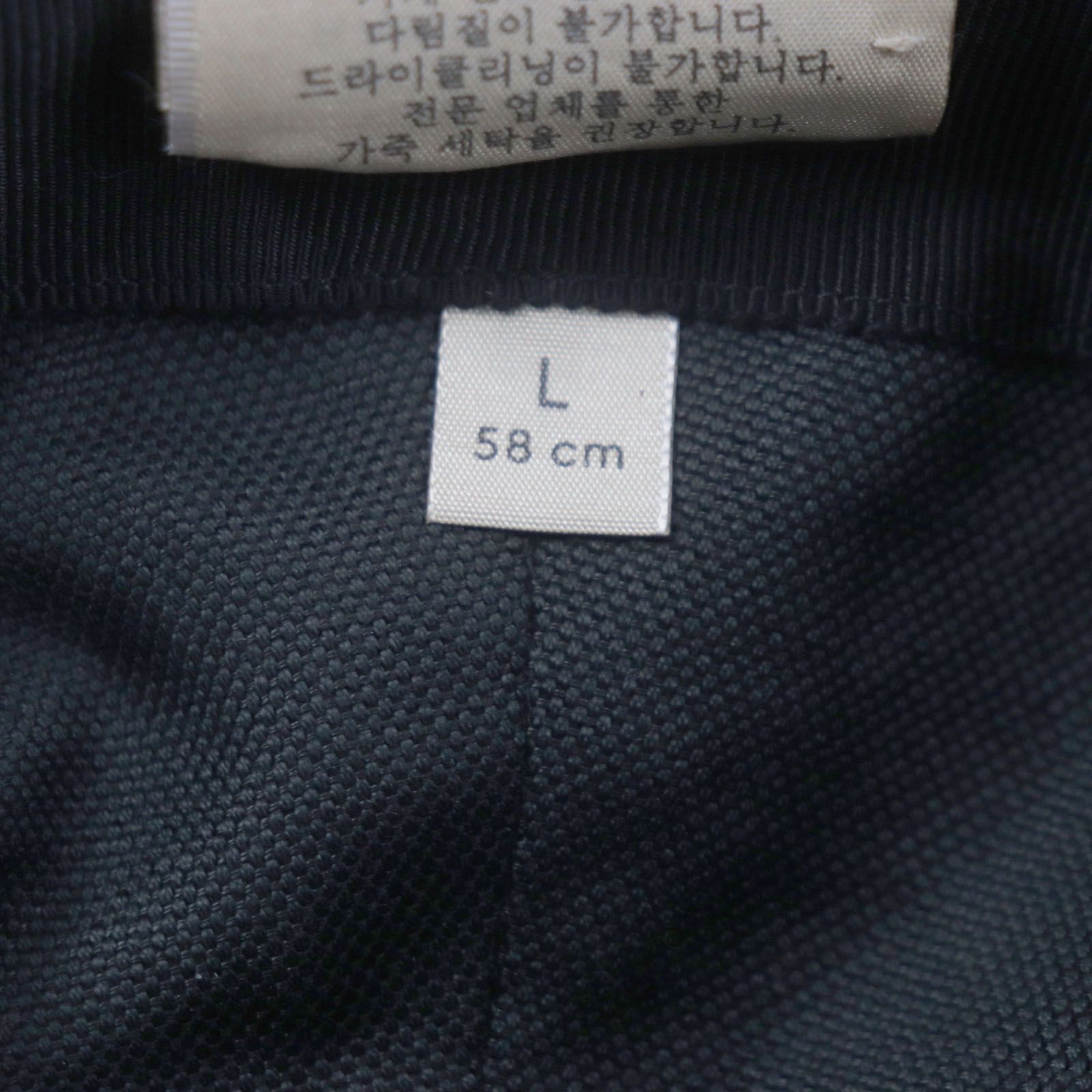 美品▽GUCCI グッチ 768647 現行品 GGデニム ロゴ金具 帽子 バケット  