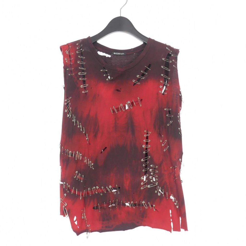 BALMAIN バルマン　ノースリーブ　タンクトップ　34 BALMAIN(バルマン) タンクトップ(メンズ) - ブランド通販のBUYMA