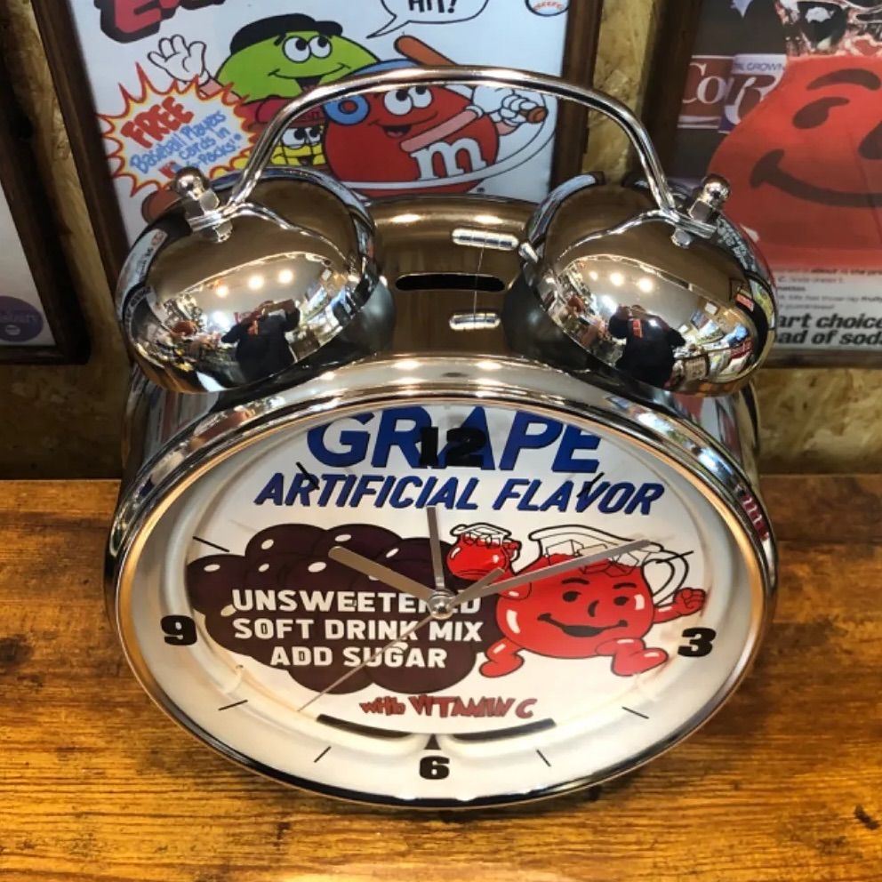 インテリア小物 ネオンアラームクロック KOOL AID クールエイド