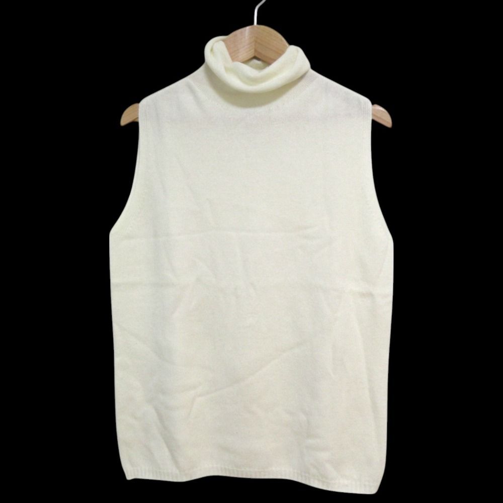 【美品】エルメス　ノースリーブ ニット　マルジェラ期　タートルネック　カシミヤ 良品 HERMES エルメス マルジェラ期 カシミヤ100％ ノースリーブ