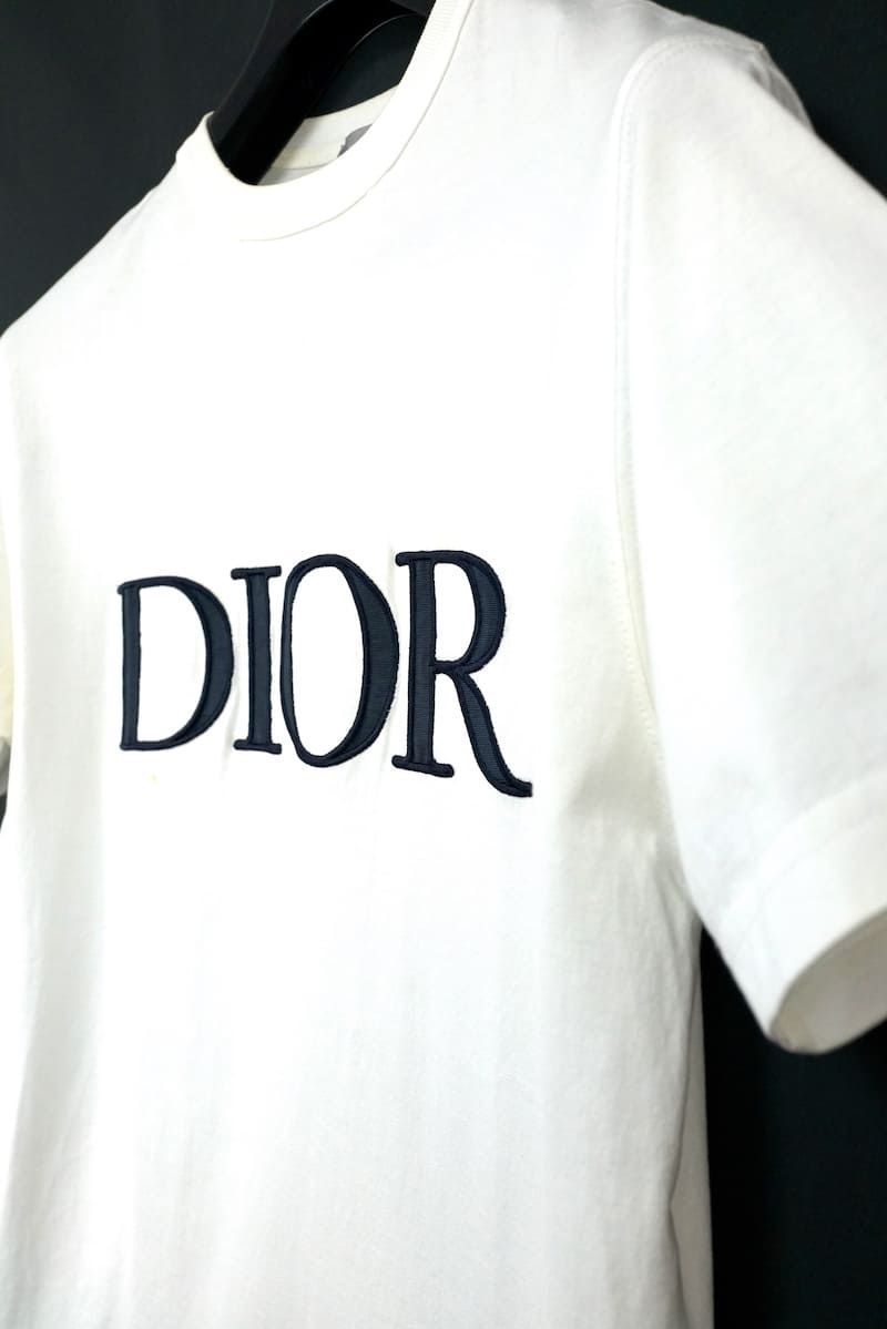 21SS DIOR Embroidered Logo Tee 183J685A0677 ロゴワッペン エン