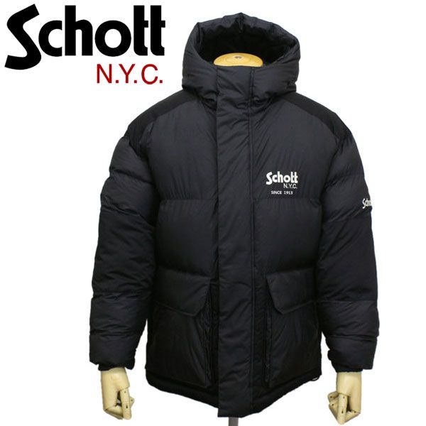 Schott (ショット) 3102056 HYBRID DOWN JKT ハイブリッド ダウン