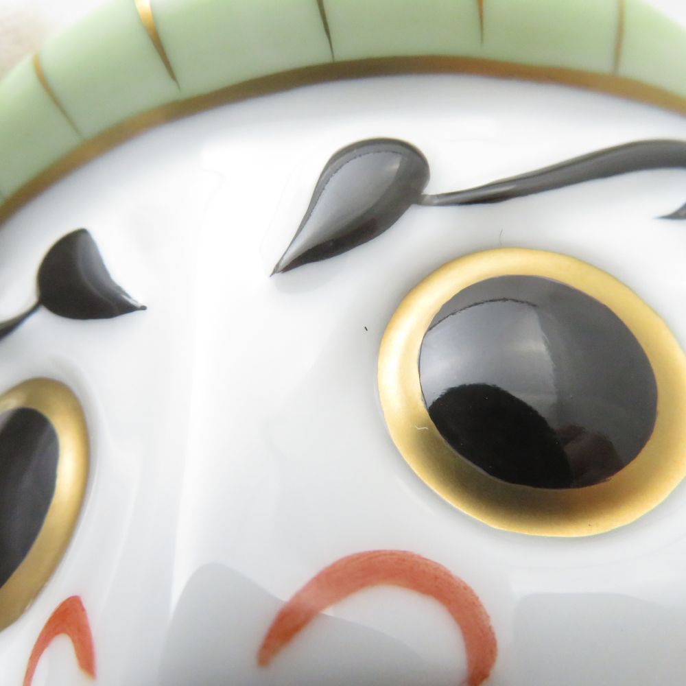 美品 Herend ヘレンド ヴィクトリアブーケ VBO ダルマ L 置物