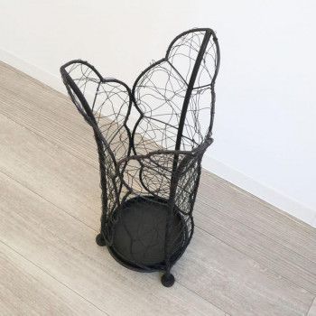 アイアン傘立て モダンテイスト ブラック 1306IFH003