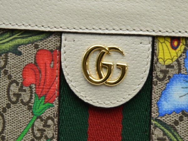グッチ GUCCI ショルダーバッグ オフィディア GG スモール 花柄 PVC 