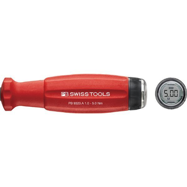 PB SWISS TOOLS ピービースイスツールズ デジタルトルクハンドルV02 トルク調整範囲 Nm 1.0-5.0 9320.A1.0-5.0JCBB
