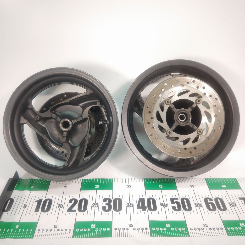 ホンダ フォルツァZ MF08 純正 ホイール 前後 13-2.75 12-3.50 ブレーキディスク付き 傷少 目視で曲がり無し