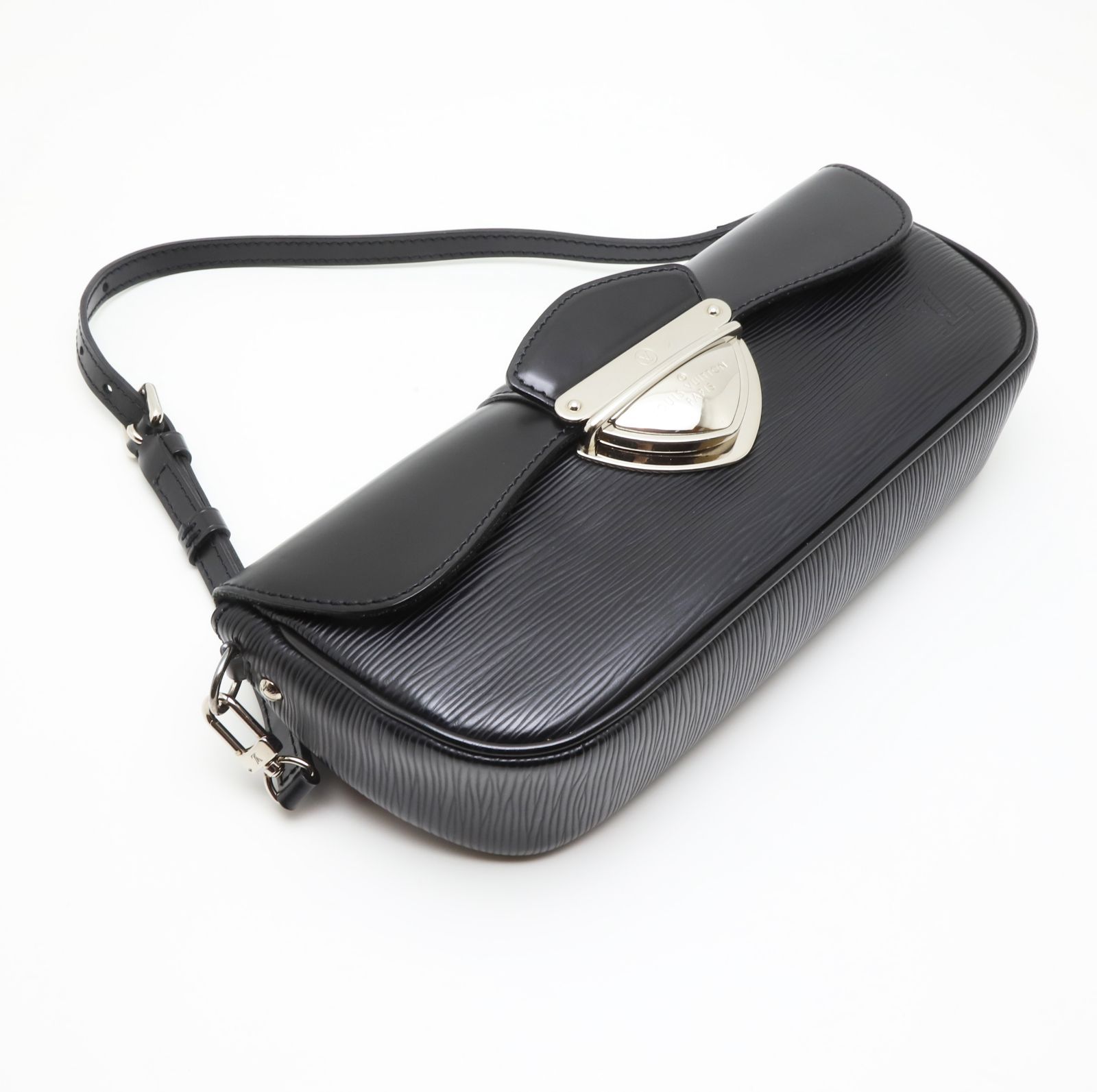 ルイヴィトン ポシェット モンテーニュ エピ ノワール ハンドバッグ 