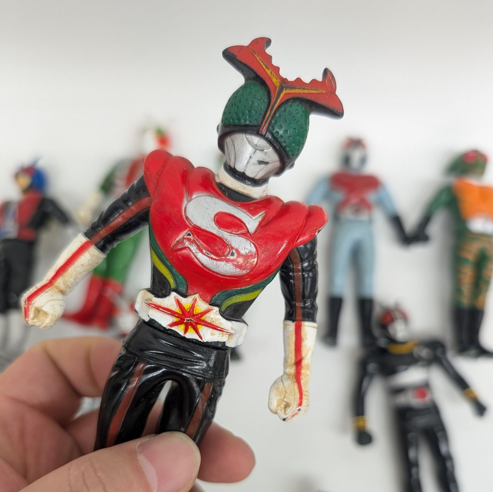 81体セット　仮面ライダー等　フィギュア　まとめ売り　大量　　ソフビ等 仮面ライダー フィギュア ソフビ 当時物 セット 大量 19体セット
