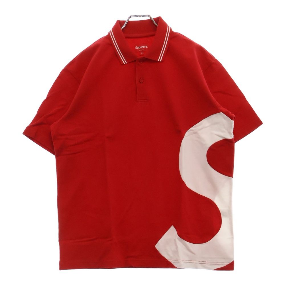 チ*ー様 SUPREME Sロゴ半袖ポロシャツ 19ss レッド SUPREME (シュプリーム) 19SS S Logo Polo/S Sロゴ半袖