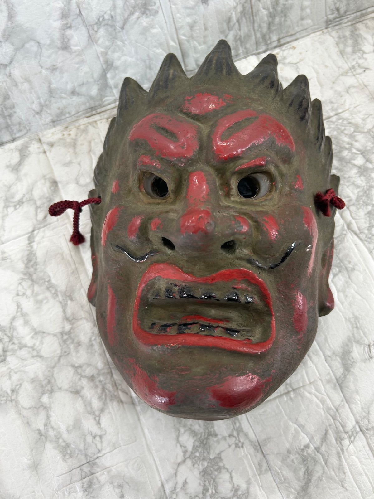 神仏の仮面【十二神将「伐折羅（バサラ）大将」】 ： 彫像・民芸品 