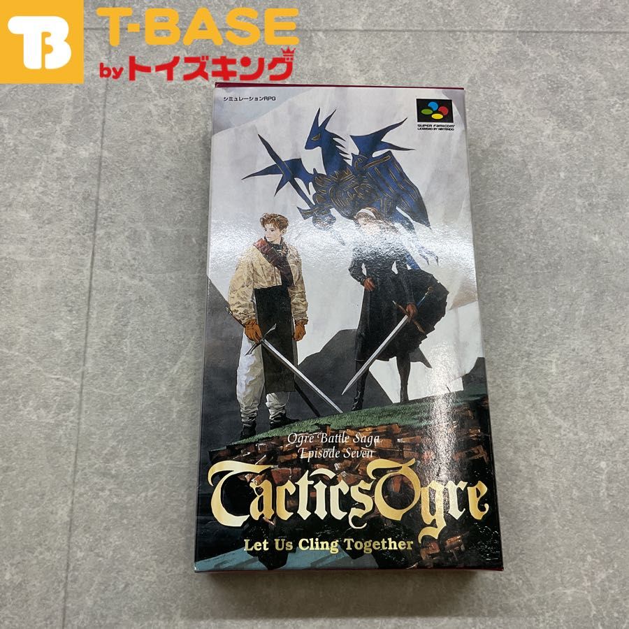 スーパーファミコンソフト「タクティクス　オウガ」動作品1個の出品です。 スーパーファミコン/スーファミ/SFC タクティクス オウガ カセット