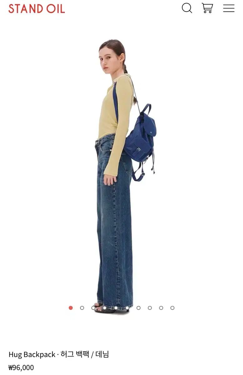 スタンドオイル Hug Backpack デニム ハグバックパック リュック 24SS] スタンドオイル☆HUG BACKPACK☆ハグ バックパック