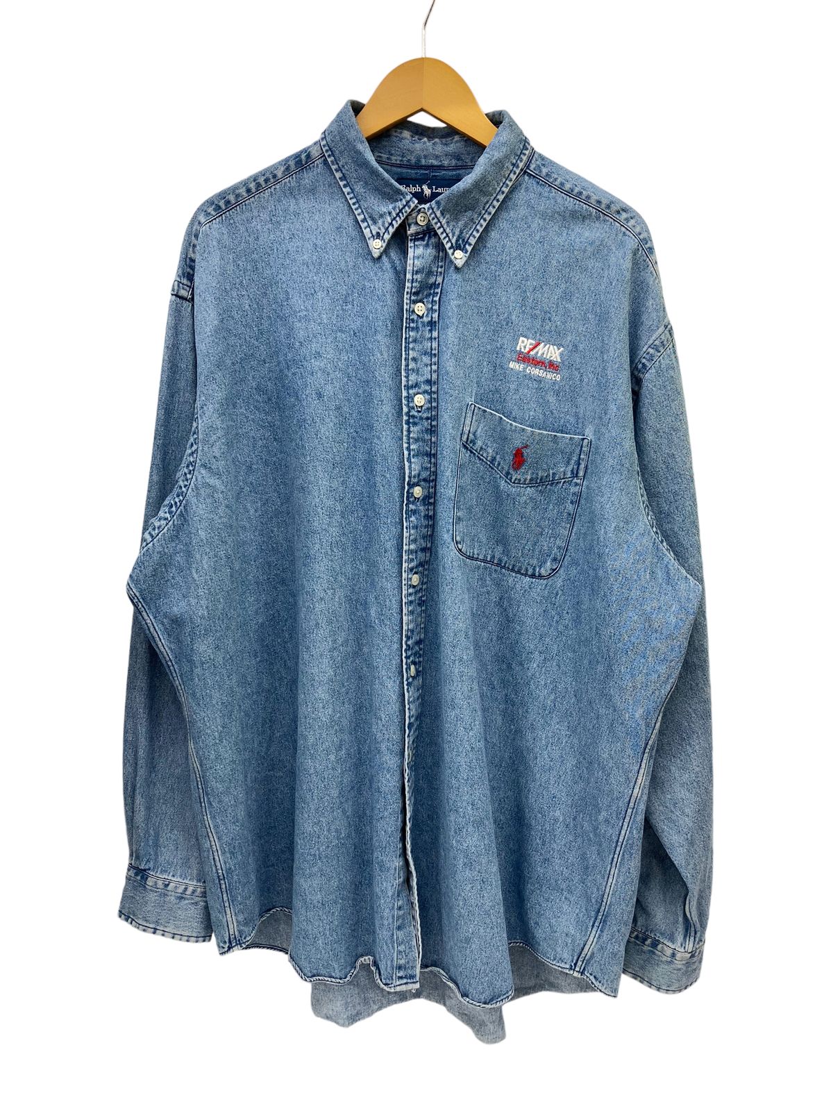 RALPH LAUREN (ラルフローレン) 90s デニムシャツ BIG SHIRT ビッグ