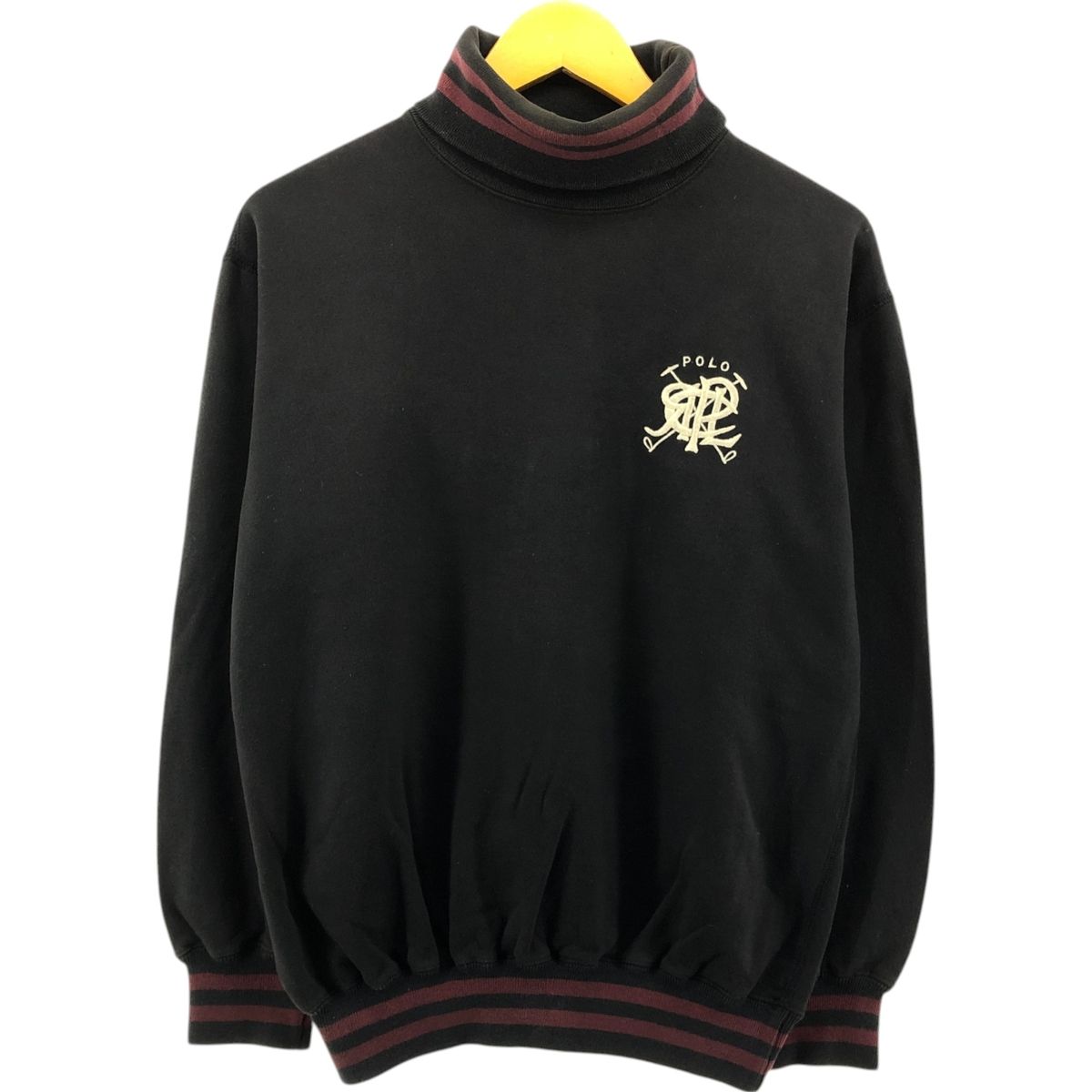 古着 ラルフローレン Ralph Lauren POLO by Ralph Lauren タートルネック スウェットシャツ トレーナー メンズS相当/eaa506768