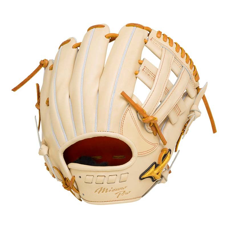 ミズノ 硬式グラブ ミズノプロ 5DNAテクノロジー22モデル 野球 限定 グローブ 一般 大人 (硬式内野手用(センターポケット普通)：サイズ9) 1AJGH27213 ミズノ MIZUNO 硬式用 ミズノプロ 5DNAテクノロジー 22モデル グラブ袋