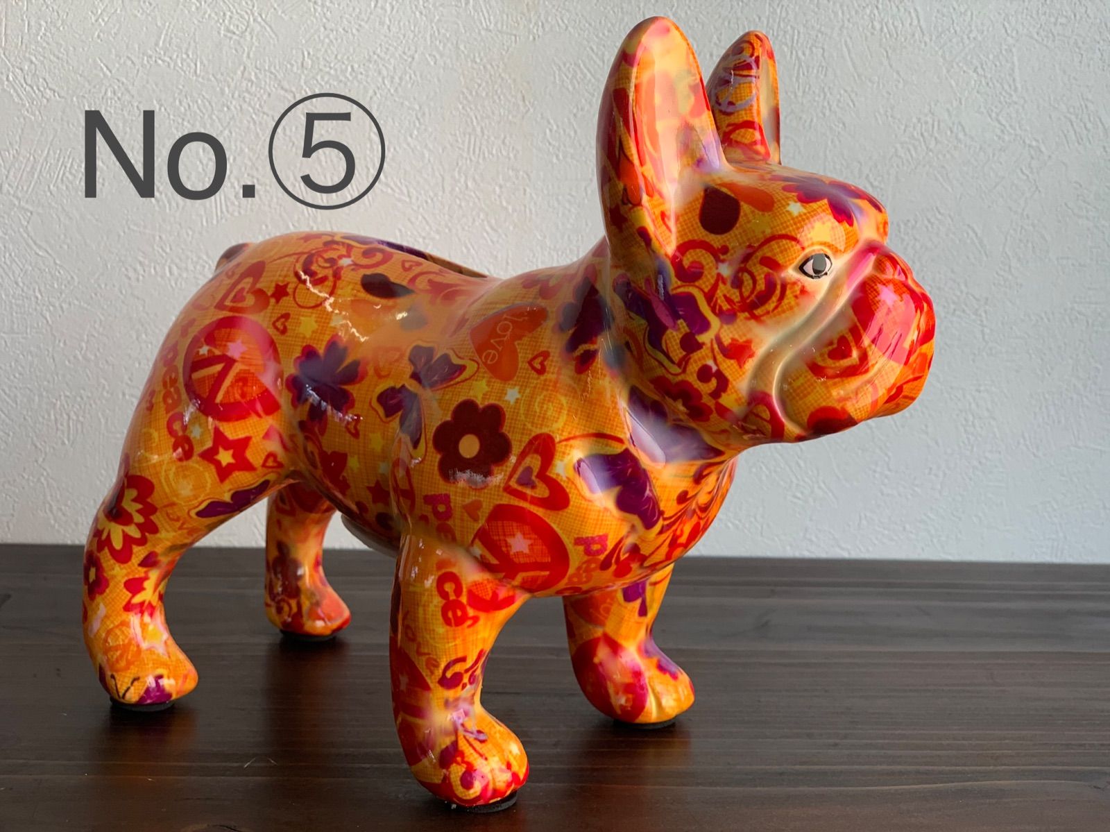 最終値下げa F 6 ポンピドゥ フレンチブルドッグ 貯金箱 陶器 置物 インテリア 住まい 小物 24 080 Epmhv Quito Gob Ec