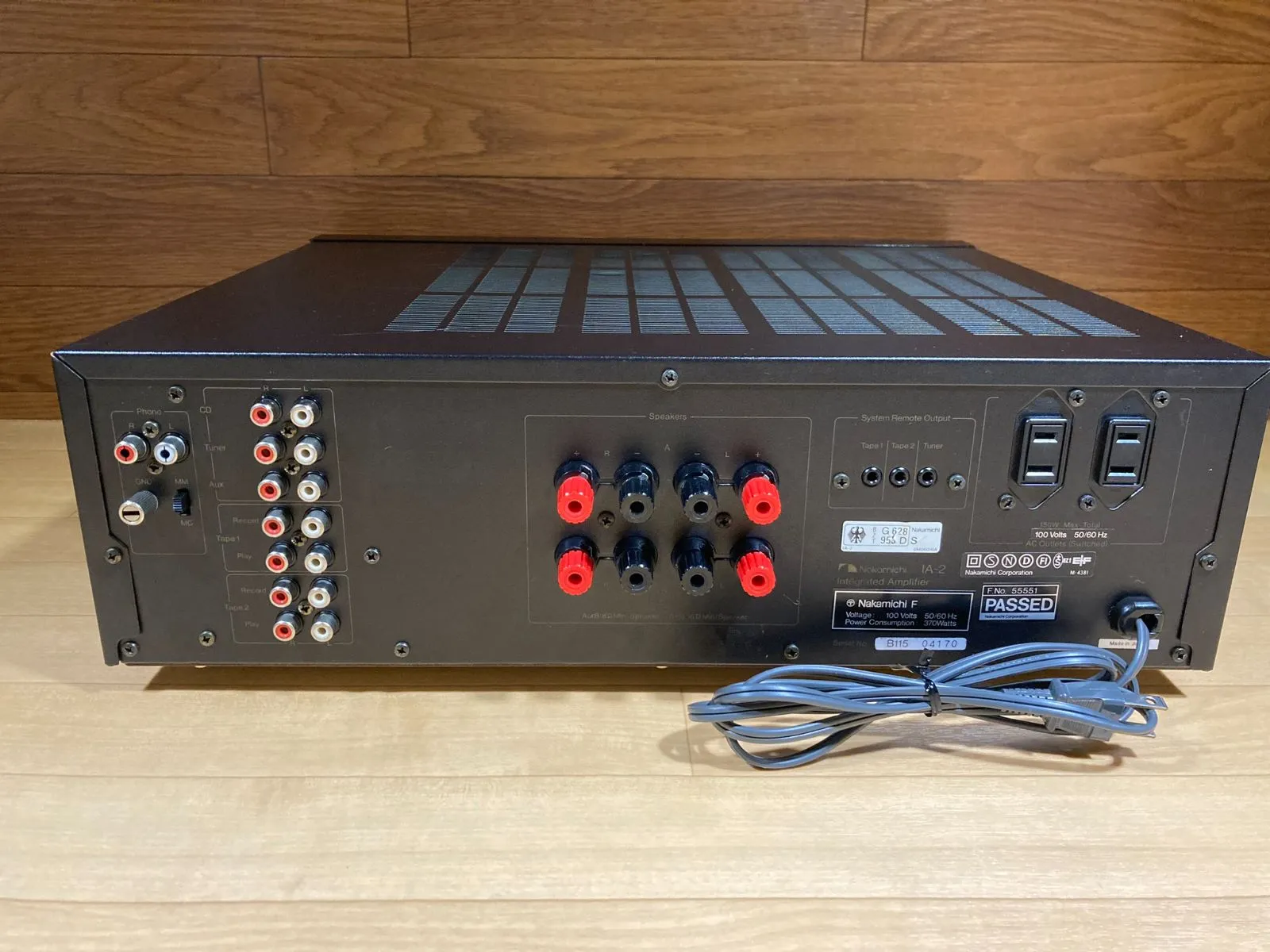 美品　Nakamichi IA-2 インテグレーテッドアンプ 300台限定 美品 Nakamichi IA-2 インテグレーテッドアンプ 300台限定