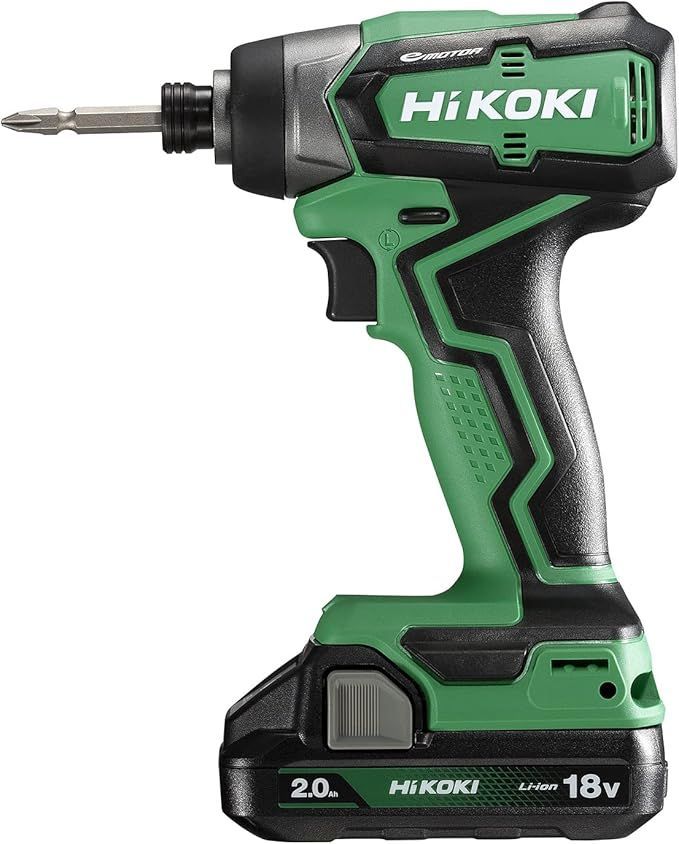 HiKOKI(ハイコーキ) 18V インパクトドライバー WH18DD 2.0Ahバッテリー2個、充電器、ケース付 電動ドライバー WH18DD(2BG )｜代購幫