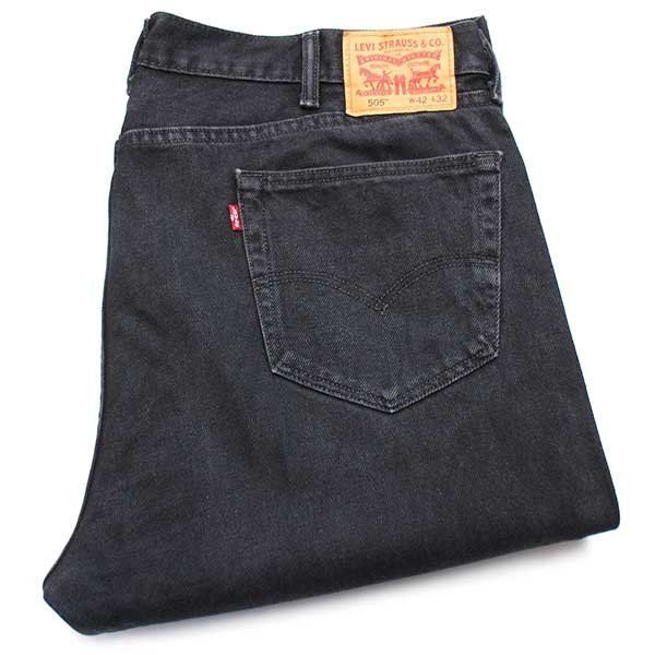 メキシコ製 Levi'sリーバイス 505 ブラック デニムパンツ w42 L32 ...